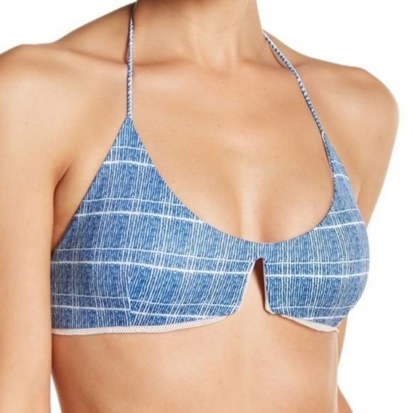 TAVIK SWIMWEAR Cassis Swim Top Off The Grid Blue - Picture 8 of 11